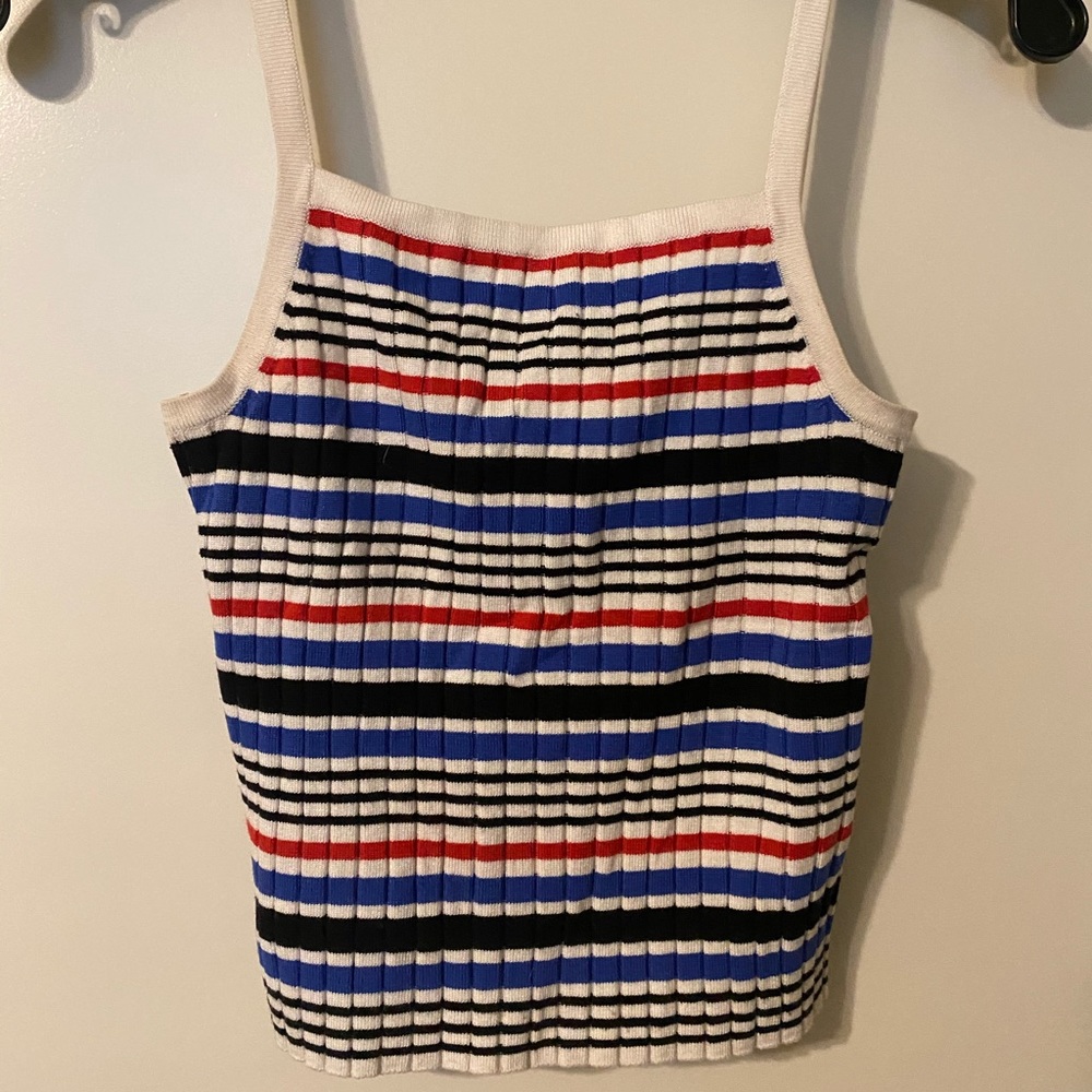Red white and blue crop top!!